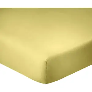 Drap Housse 100% Coton 200x200cm Bonnet 35cm 100% Coton 57fils Gold pas cher