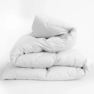 Couette blanche toute saison 240x260 Multicolore pas cher
