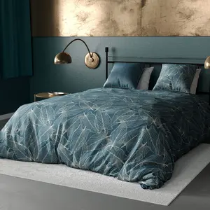 Parure Housse De Couette 3pcs 260x240cm 100%coton 57fils Cohiba pas cher