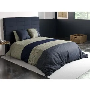 Parure housse de couette 3pcs 260x240cm 100% coton 57fils crepuscule pas cher