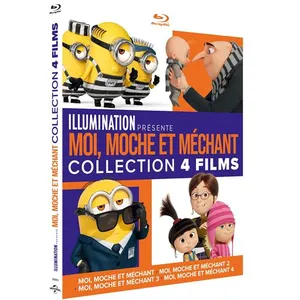 Comparateur de prix : Universal Coffret Moi, moche et méchant 1 à 4 Blu-ray