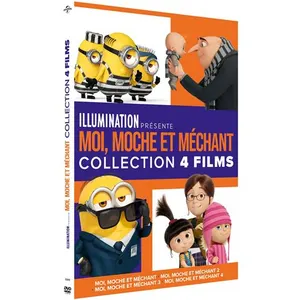 Universal Coffret Moi, moche et méchant 1 à 4 DVD pas cher