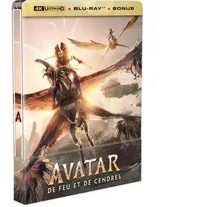 Disney Avatar : De Feu Et Cendres - Steelbook 4k Ultra Hd Blu-ray