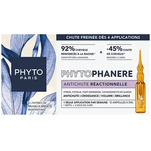Phyto Phytophanere - Traitement antichute réactionnelle 12 x 5 ml pas cher