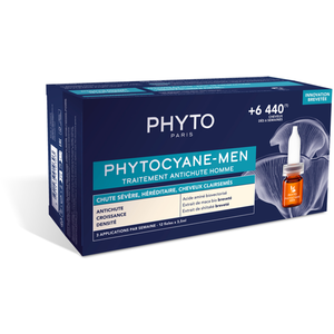 Phyto PhytoCyane Traitement Anti-Chute Men Chute Sévère 12 fioles pas cher