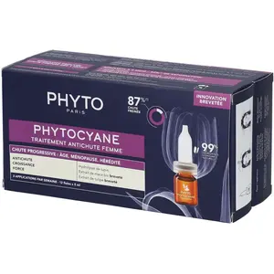 Phytocyane Traitement Antichute Femme Chute Progressive | 12 x 5 ml pas cher