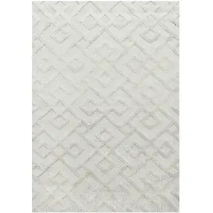MUDA - Tapis Berbère à relief - Crème 160 x 230 cmVendu parcdiscount