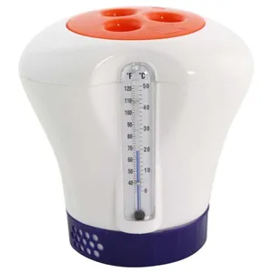 JARDIBOUTIQUE Diffuseur de chlore ajustable avec thermomètre pas cher