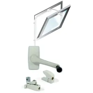 Kit ferme imposte manivelle Windy 305 gris SOUCHIER pour châssis abattant intérieur L.3.05m - 26803 pas cher