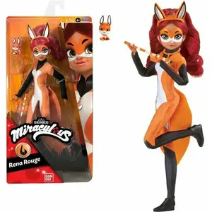 Miraculous Ladybug - Poupée mannequin 26 cm Rena orange - BANDAI pas cher