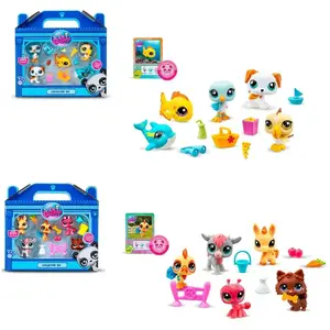 Pack de 5 figurines Bandai Littlest Petshop Ferme pas cher