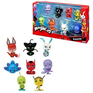 Bandai - Miraculous - Pack de 8 kwamis   Collection de Mini-figurines - P50532 pas cher