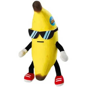 BANDAI - Stumble Guys - Peluche 30 cm - Banana Guy pas cher