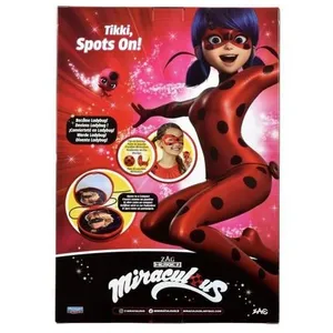Déguisement Ladybug - Masque Yoyo Miroir Boucles d'oreilles Kwami Tikki - BANDAI - Miraculous Ladybug - Set de transformation pas cher