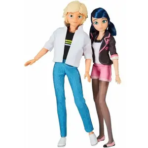 Pack de 2 Poupées - BANDAI - Miraculous - P50377 - Marinette & Adrien ... pas cher