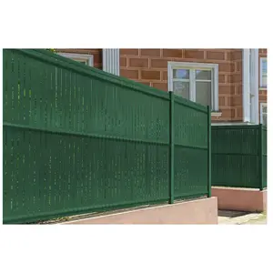 Casanoov Kit lamelles occultantes PVC 8m CINTO H.150cm vert pas cher