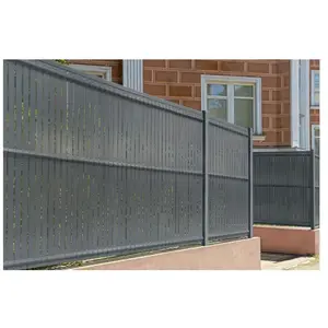 Casanoov Kit lamelles occultantes PVC 6m CINTO H.170cm gris pas cher