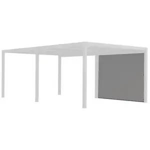 Comparateur de prix : Habrita Habrita - Rideau Pour Pergola Bioclimatique Gris Per Bi R31