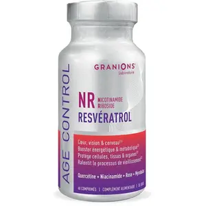 Laboratoire des Granions Age Control Énergie Cellulaire et Vitalité 60 ComprimésVendu paratida-sante-discount-fr
