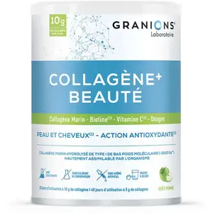 Laboratoire des Granions Collagène+ Beauté Peau Cheveux, Collagène Marin, Biotine, Pomme 215g pas cher