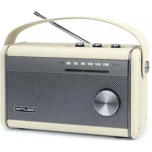 Radio portable Bluetooth Muse M-098 SC FM Beige pas cher