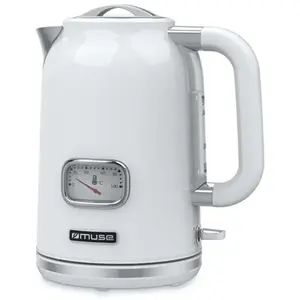 Comparateur de prix : Bouilloire Muse MS-030 WS Blanc et Argent