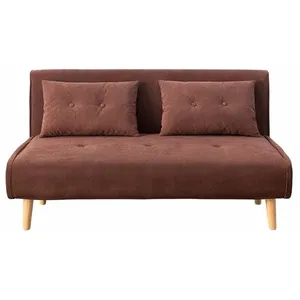 Comparateur de prix : Concept-Usine ENNIS - Canapé convertible en velours côtelé chocolat 2 places