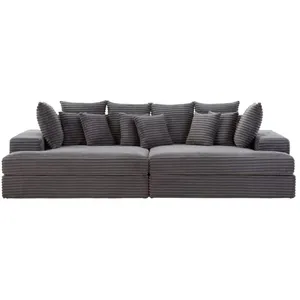 Comparateur de prix : Concept-Usine CARDIFF - Canapé 4 places assise profonde en velours côt...
