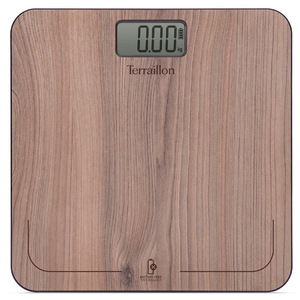 Pèse-personne Terraillon Power Free Natura Walnut Bois foncé pas cher