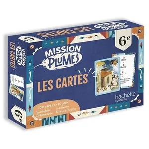 Hachette Education Les Cartes Mission Plumes 6e Jeu Éducative Jeu D'apprentissage pas cher