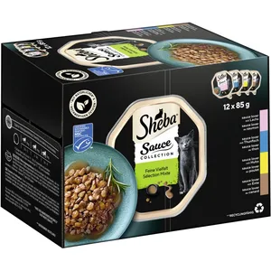 SHEBA Lot de 1 bol de sauce Collection MSC - 1 x 12 x 85 g pas cher