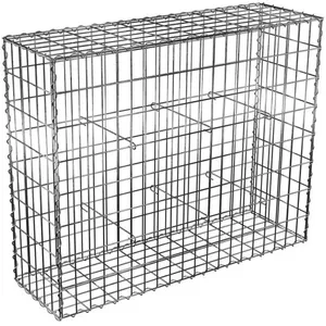 OXEO Gabion dimensions 100x80x30cm - Mur avec pierres -  Mur de soutènement - Paroi Bordure de jardin - avec spirales et entretoises pas cher