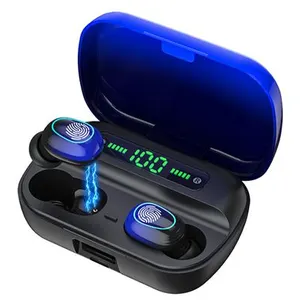 Écouteurs Bluetooth sans fil HBQ-Q82 TWS Bleu pas cher