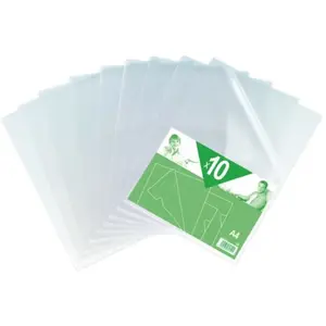 Sachet 10 pochettes coins Elba Incolore pas cher