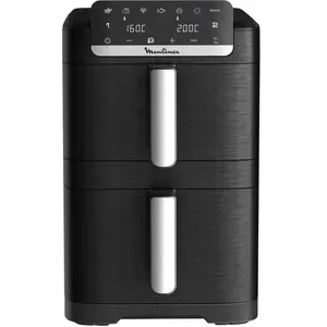 Moulinex Easy Fry Crispy Stack Double air fryer vertical Compact et fa... pas cher