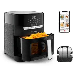 Moulinex Easy Fry & Grill Vision 4,5 L Friteuse à air et grill avec fe...