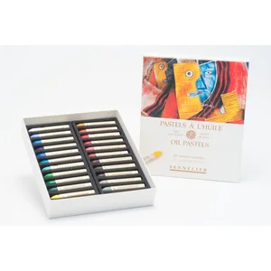 Sennelier Boîte pastels à l'huile 24 couleurs universelles pas cher