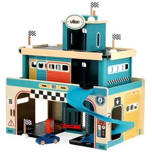 Vilac - Garage en bois vintage Vilacity pas cher