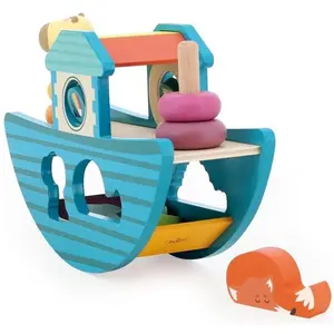 Arche déveil - VILAC - 2434 - Bateau à bascule - Bois - Dès 18 mois