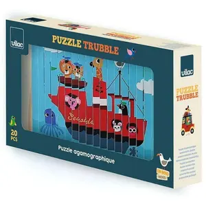 Vilac - Puzzle 4D Les transports pas cher