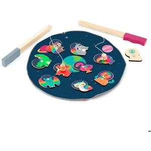 Jeu de société - VILAC - Space-pêche, Andy Westface - Pour enfant de 2 ans et plus - Jeu de plateau pas cher