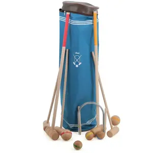 Vilac - Croquet famille 2 adultes et 3 enfants