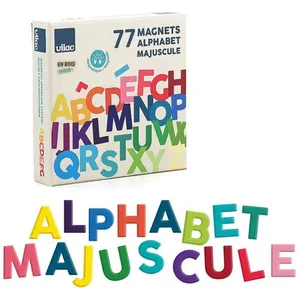 Vilac - Magnets alphabet majuscule 77 pcs pas cher