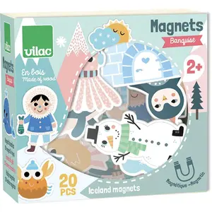 Vilac - Magnets Iceland Michelle Carlslund pas cher