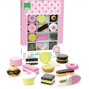Vilac - Jeu en bois 'Ma jolie pâtisserie' - à partir de 2 ans pas cher