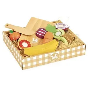 Vilac JOUR DE MARCHÉ / FRUITS ET LÉGUMES À DÉCOUPER pas cher