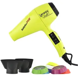 Sèche-Cheveux Luminoso Jaune BaByliss PRO pas cher