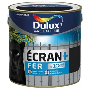 DULUX VALENTINE Peinture fer mat écran+ 2 L - noir pas cher