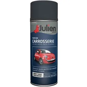 Julien Peinture carrosserie Vehidecor gris acier métallisé 400 ml pas cher