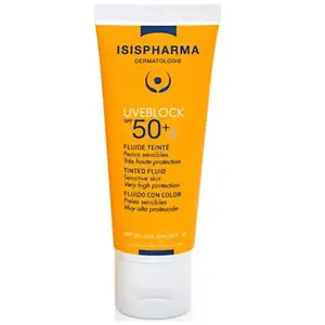 Fluide Teinté SPF50+ - ISISPHARMA - Uveblock - Haute Protection - Texture Fluide - 40ml pas cher